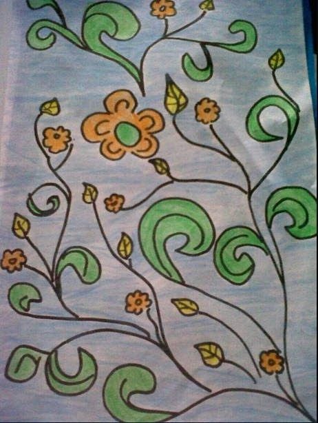 Sketsa Batik Yang Mudah Digambar - Batik Indonesia