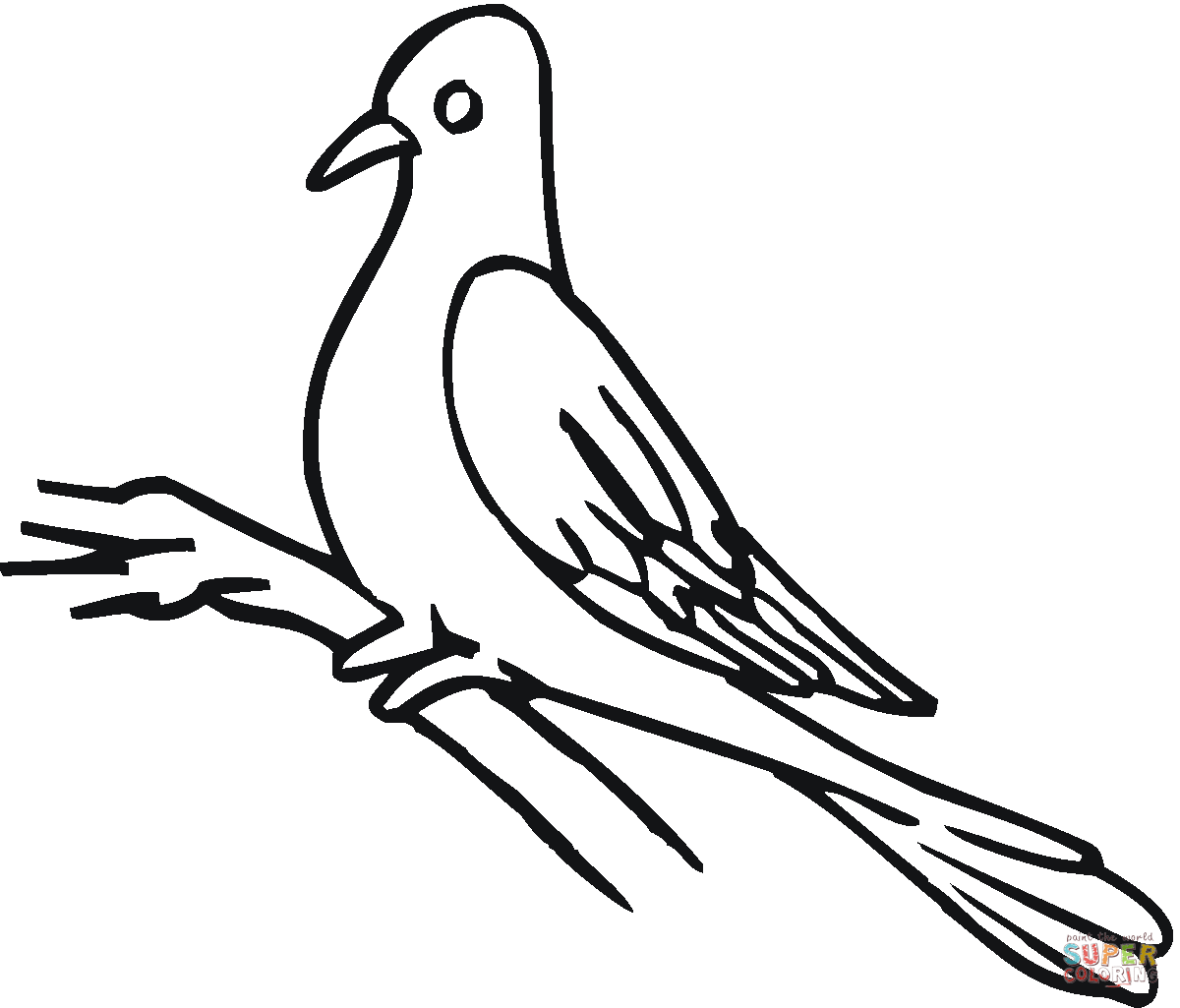 Free Printable Pigeon Coloring Pages For Kids - Simple Coloring Blog