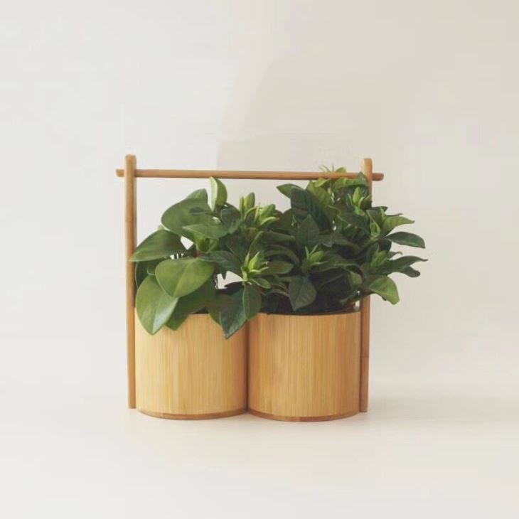 Ide Penting 25+ Pot Dari Bambu