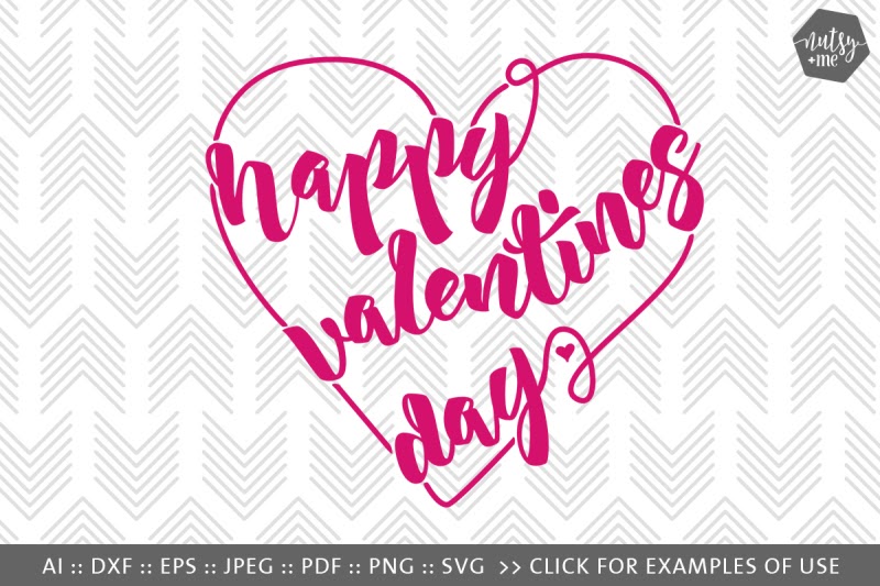 Download Free Free Happy Valentines Day Heart Svg Png Vector Cut Files Crafter File SVG Cut Files