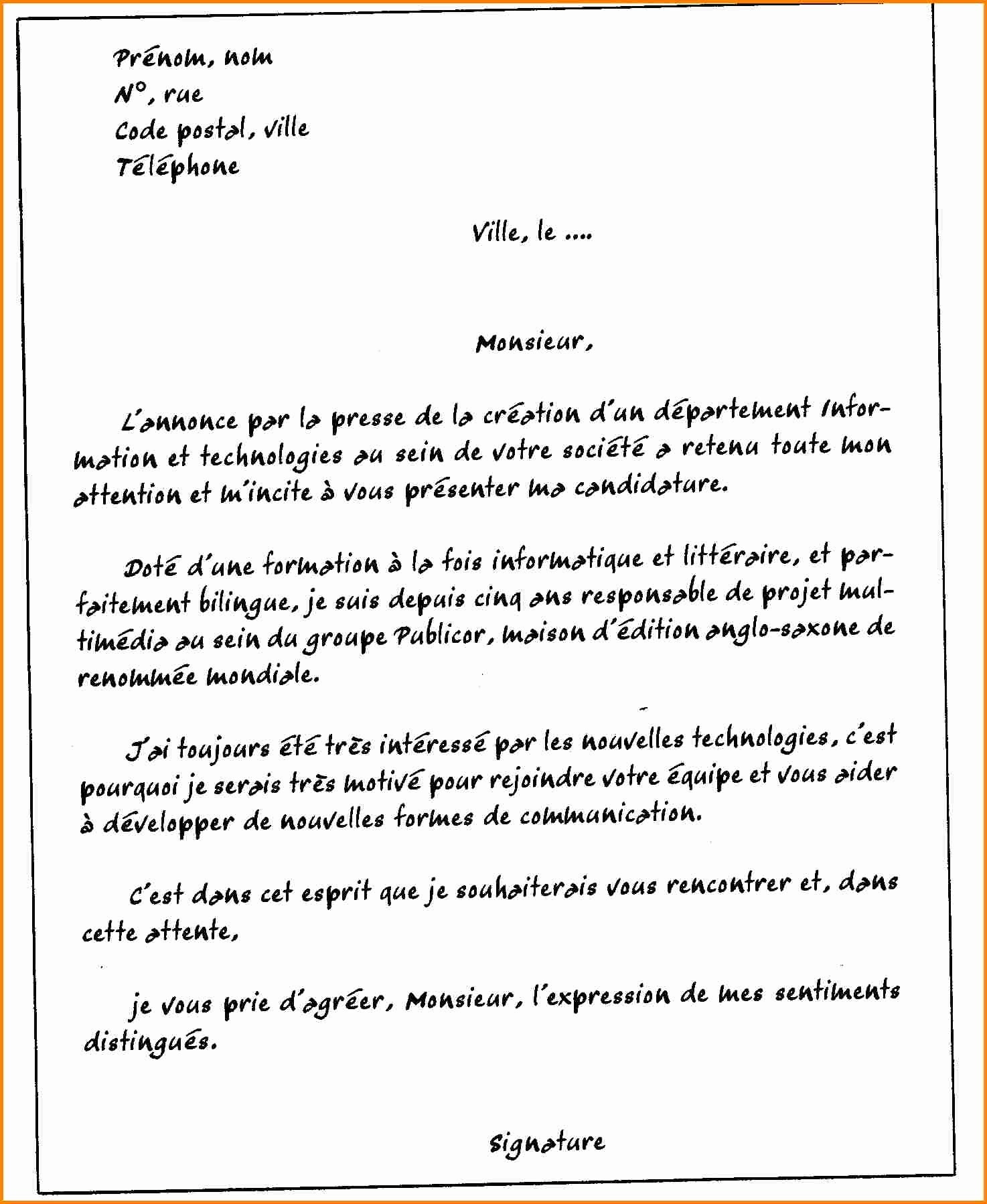 Lettre De Motivation Gestionnaire Caf  Soalan ay