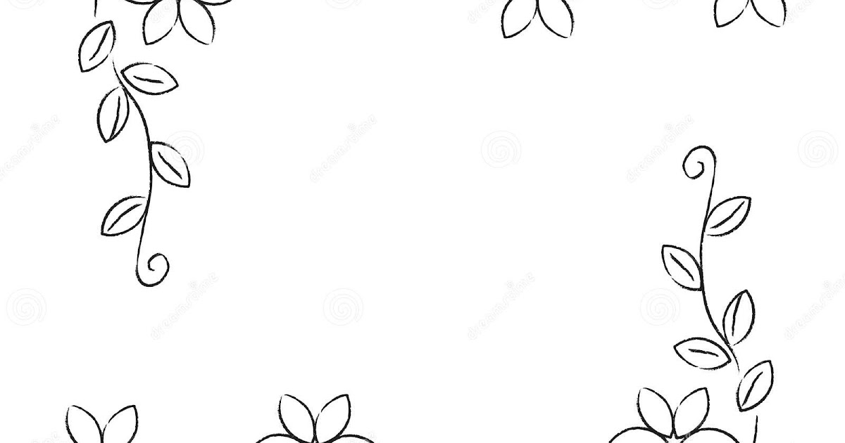 Easy Simple Flower Design Border Drawing - Get Images Four