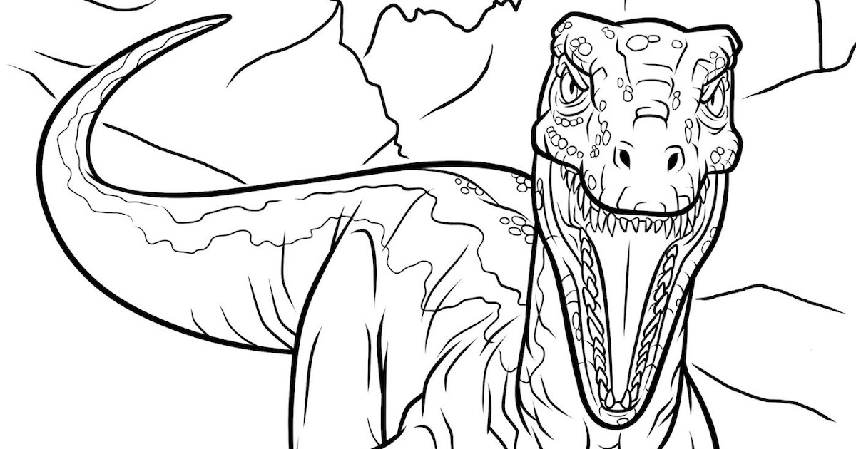 Coloriage À Imprimer Jurassic World  Coloriage Jurassic World 60
