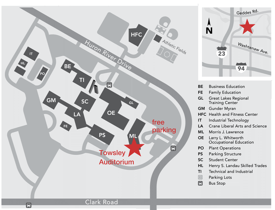 Washtenaw Community College Campus Map Draw A Topographic Map