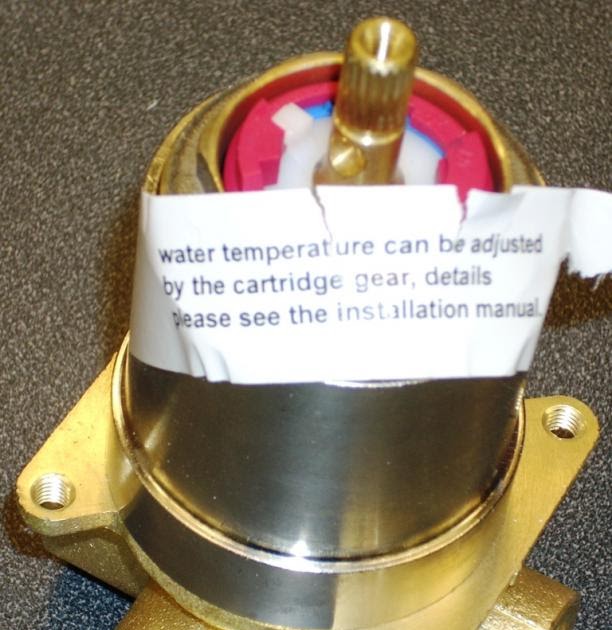 Water Heater Manual Aquasource Shower Faucet Temperature Adjustment