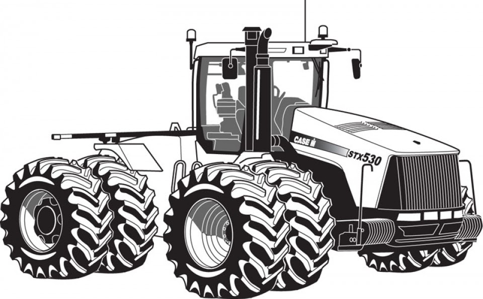 Traktor Do Wydruku Dla Dzieci Kolorowanka Traktor Maluchy Pl Duży