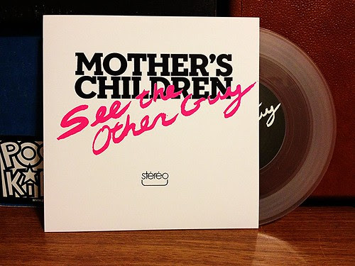 Mother's Children - See The Other Guy 7" - Clear Vinyl, Alternate Cover (/100) by Tim PopKid