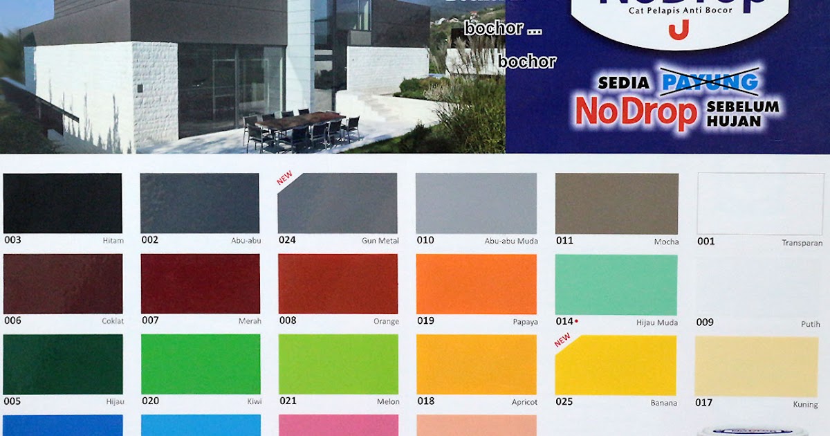 49 Warna Cat Tembok Pagar No Drop