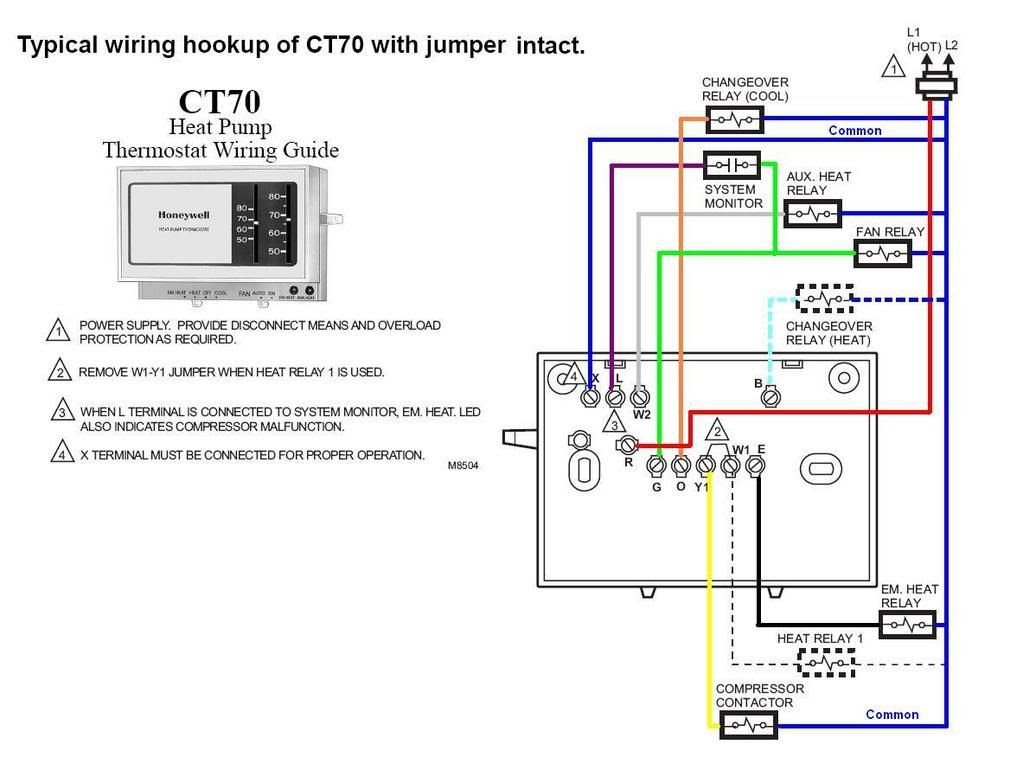 Honeywell Home Thermostat Wiring Diagram - Honeywell Wi Fi Thermostat