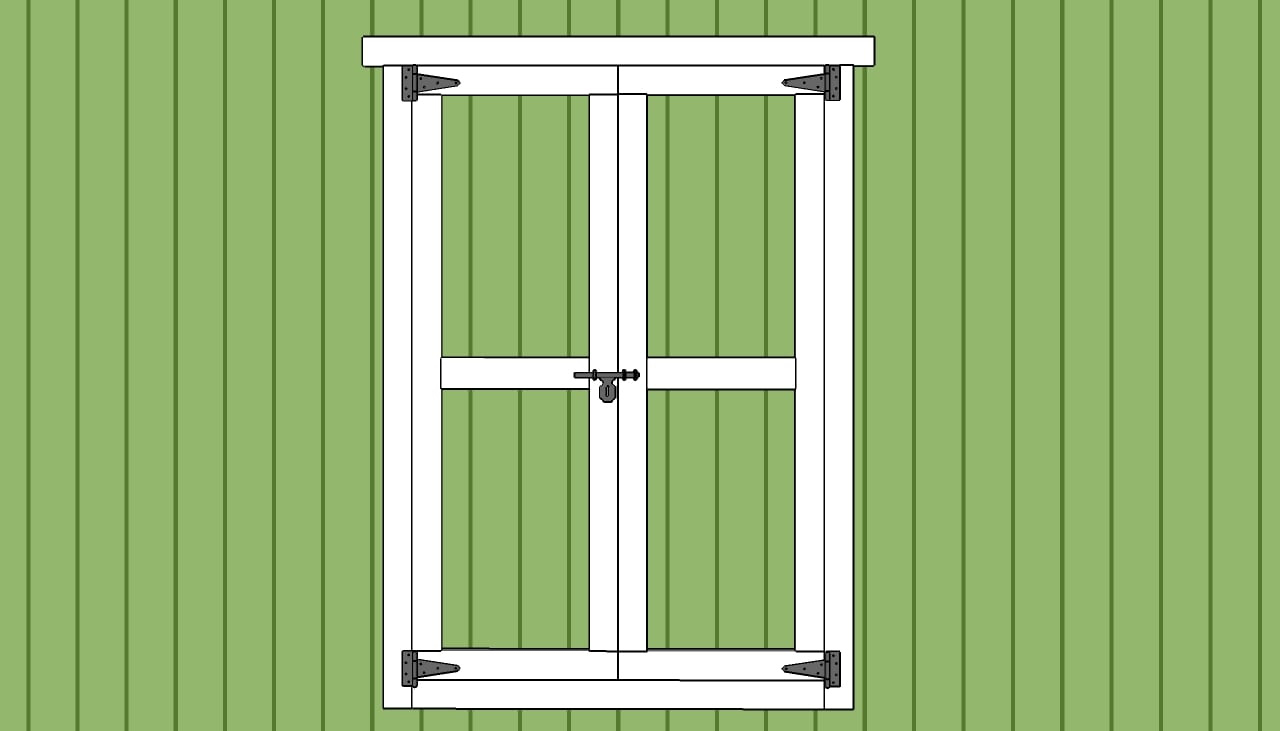 Diy Shed Double Doors Download Shed Info