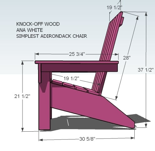 Adirondack Glider Chair Woodworking Plans