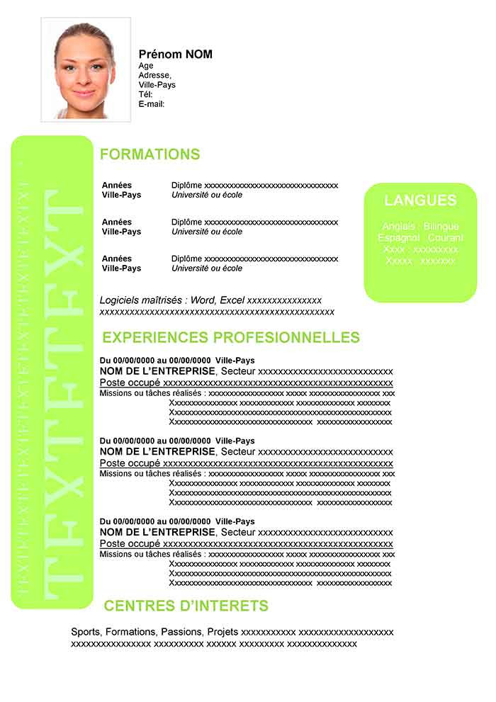 Document modèle Lettre de motivation emploi saisonnier pépinière