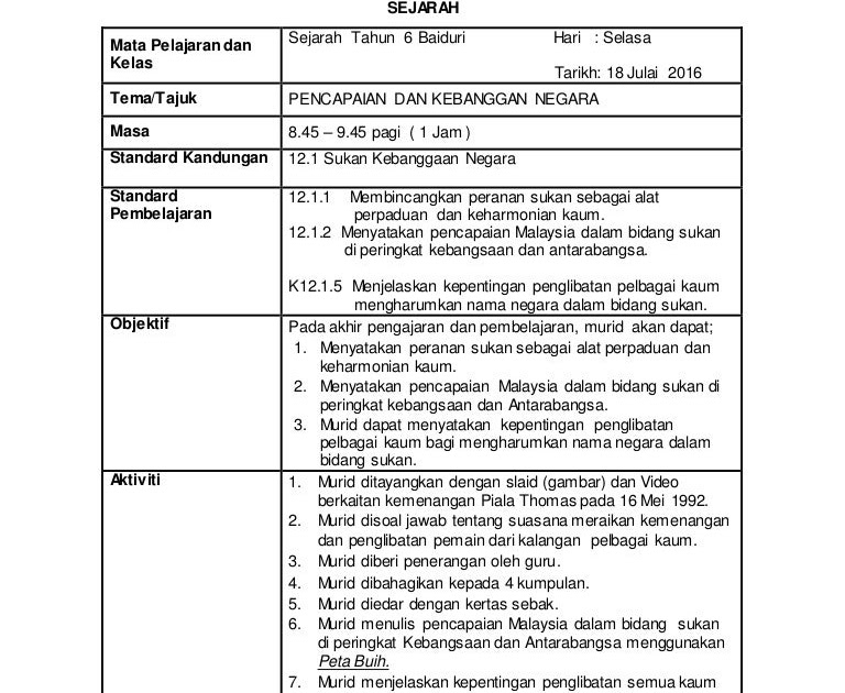 Nota Sejarah Tahun 6 Bab 1  Nota Ringkas Sejarah Tahun 4 5 6 / Berikut