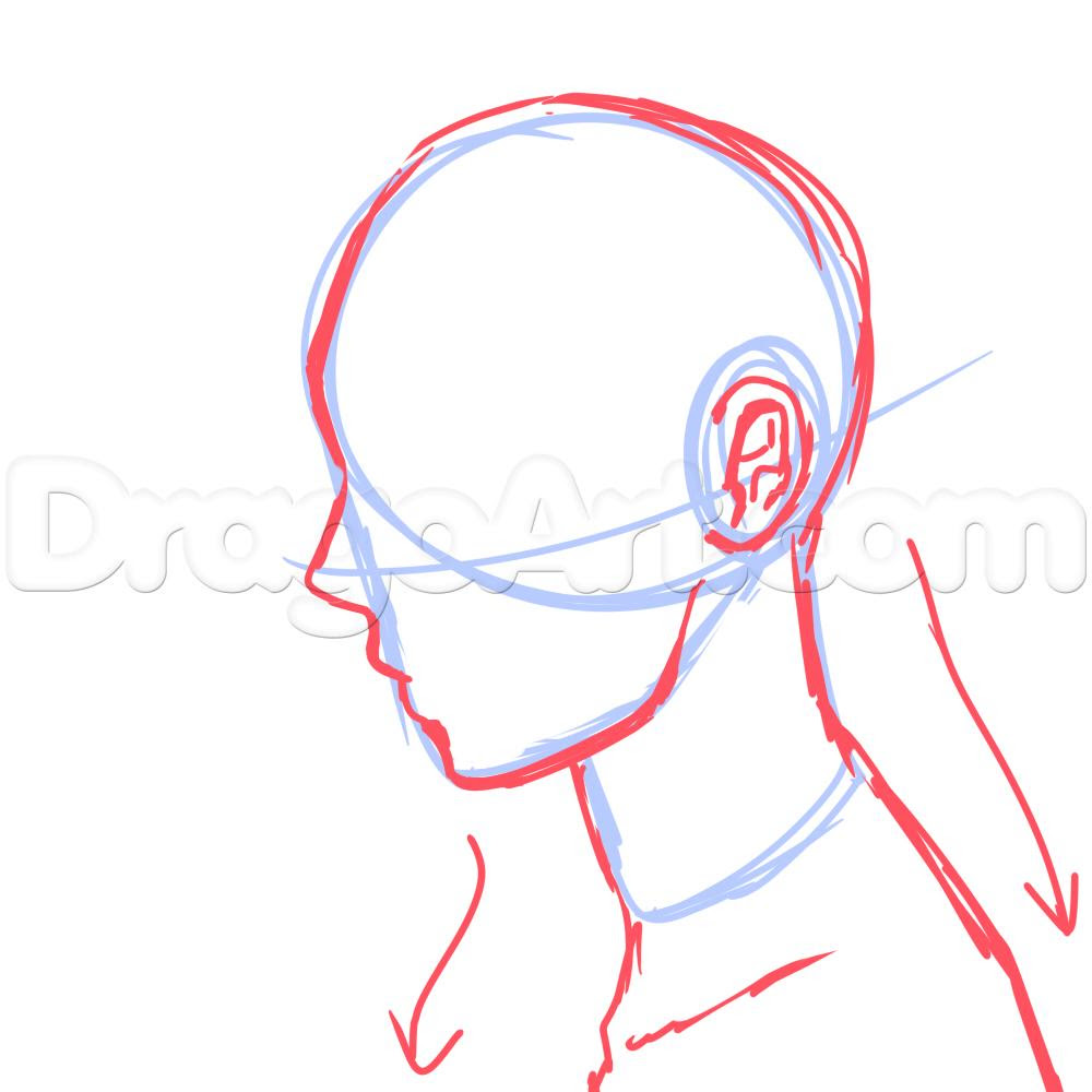 Featured image of post Male Side Profile Drawing Easy I will though once i get around to it and when i post it i ll send you a message with its link