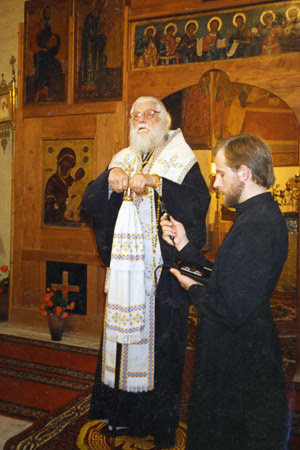 Bishop Basil (Rodzyanko) in the Sretensky monastery