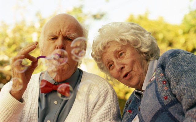 Old Couples in Love Are So Cute