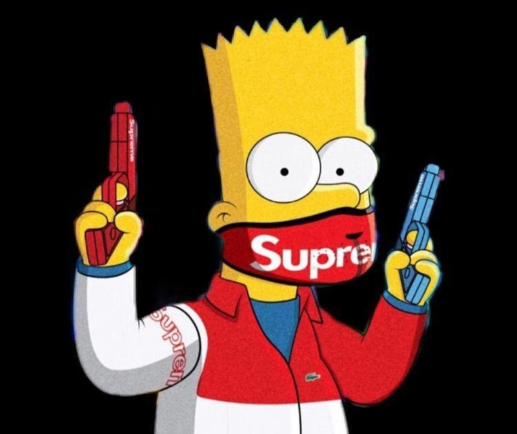 Cool Simpsons Wallpapers Supreme - 11 Best Free Supreme Bart Wallpapers ...