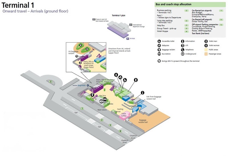 Floor Plan Dublin Airport Terminal 2 Map