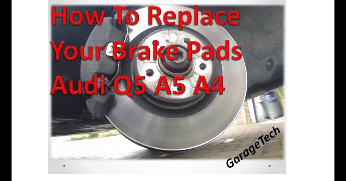 How To Repair Audi Q5 Brake Pads