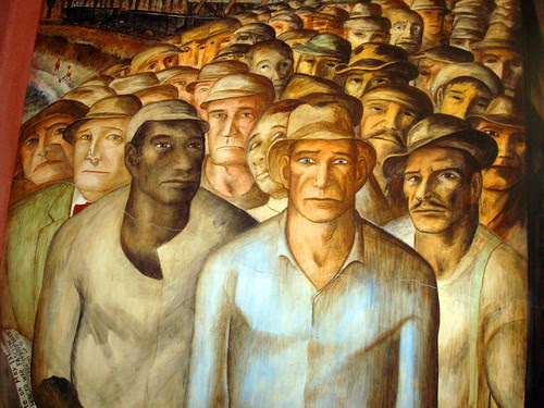 mural detail. Coit Tower