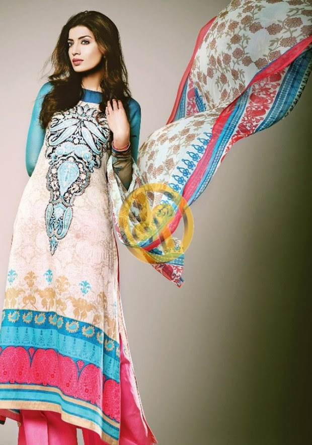 Dawood-Textile-Girls-Women-Printed-Lawn-Prints-Fashion-Suits-Kuki-Concepts-Fall-Winter-Collection 2013-14-1 Dawood-Textile-Girls-Women-Printed-Lawn-Prints-Fashion-Suits-Kuki-Concepts-Fall-Winter-Collection 2013-14-1