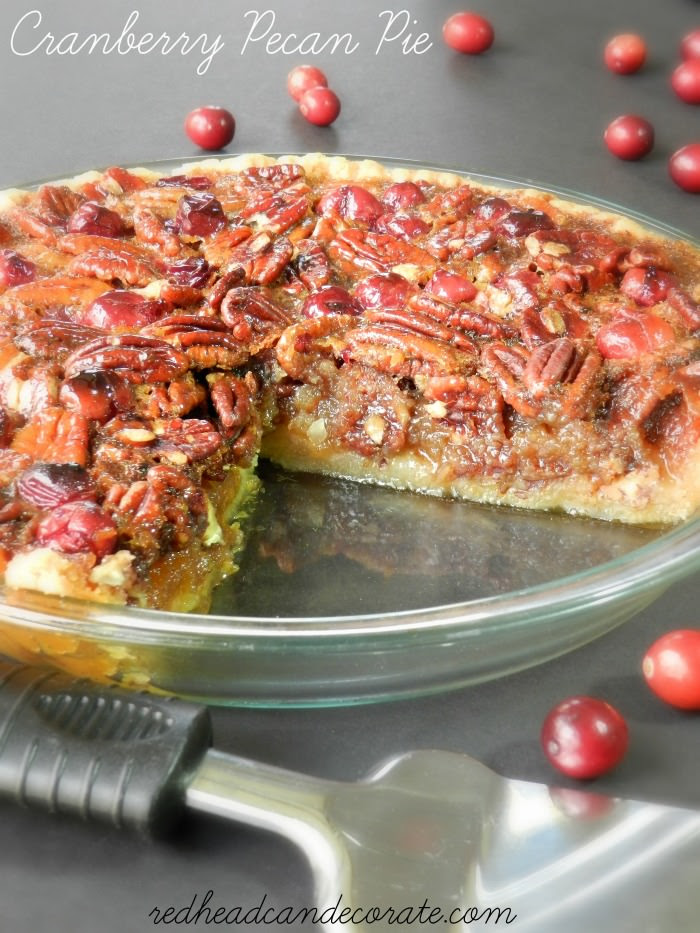 Amazing and festive: Cranberry Pecan Pie