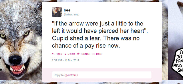 cupid twitter fiction