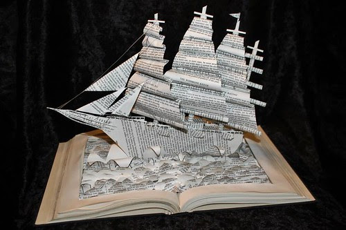 La escultura libro Wishbone Ketch