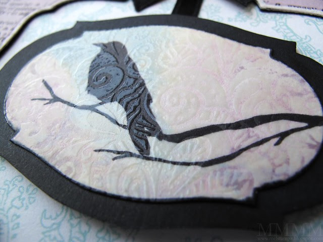 heat embossing over crow label digital print - Copy