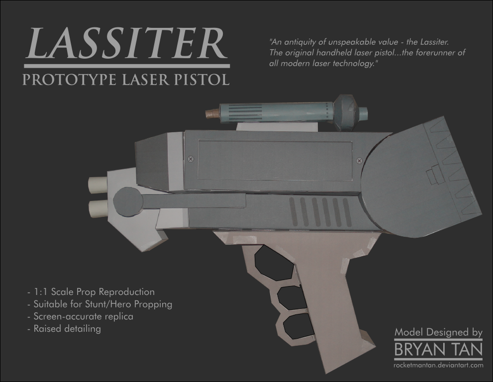 Firefly Lassiter Pistol Papercraft