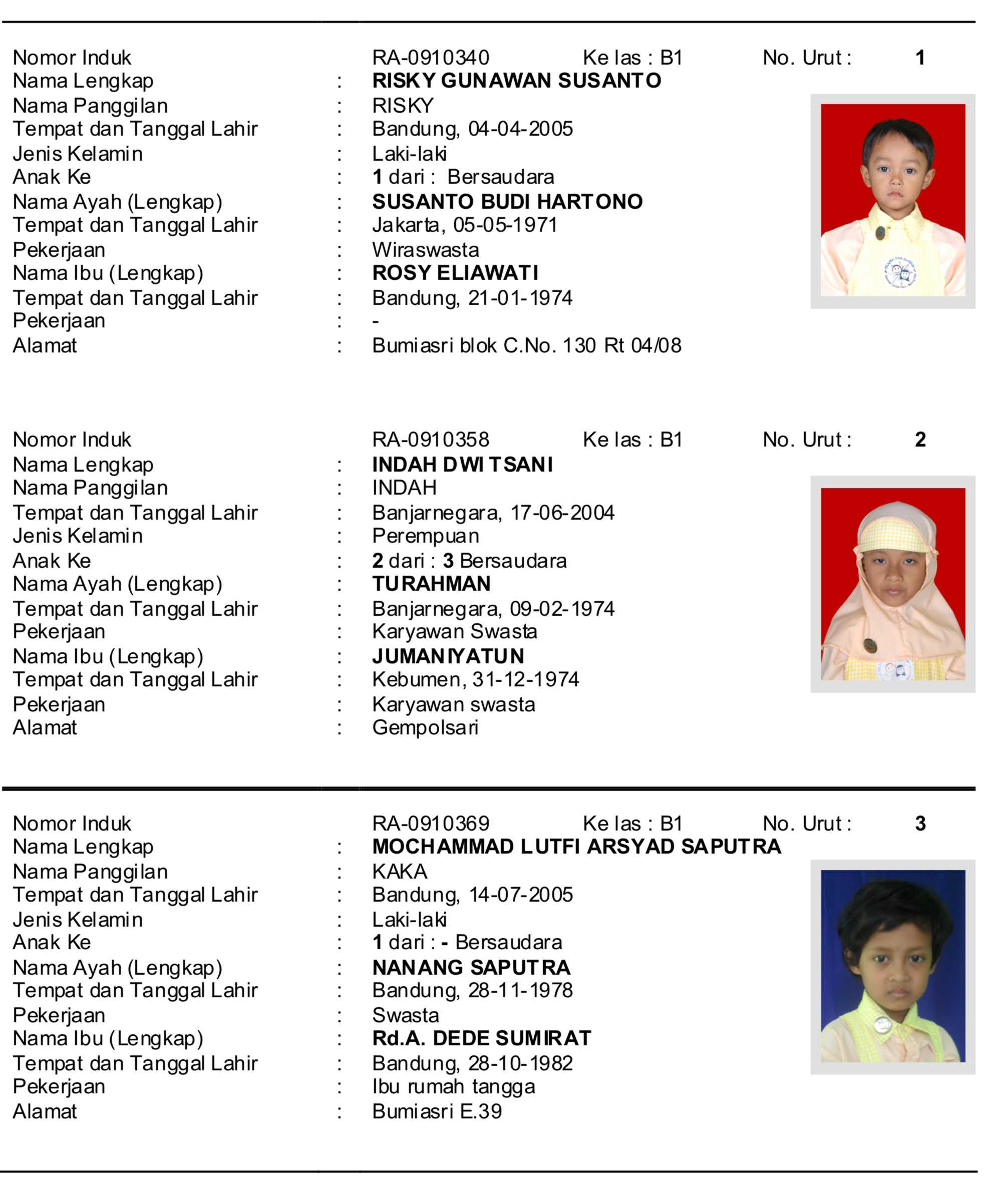 Contoh biodata murid linus contoh yes riset