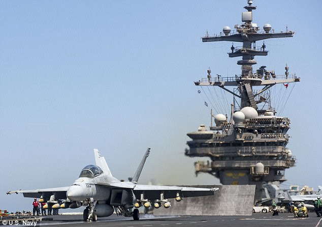 Boeing says the purpose of the reconstruction of the Super Hornet is to create 'a balanced approach to survivability, including electronic warfare and self-protection'