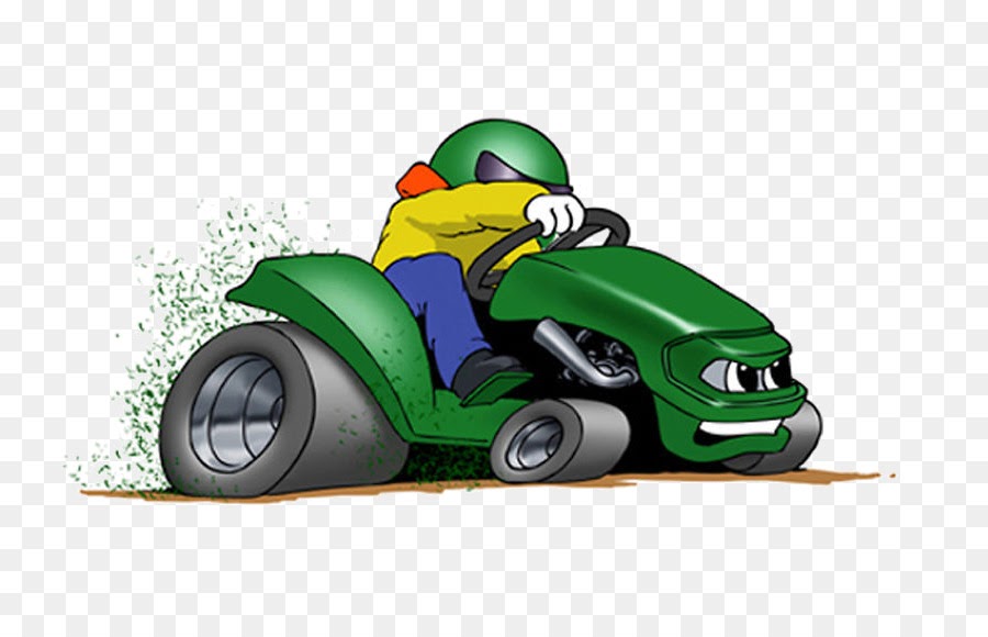 Cartoon Lawn Mower Clipart : Gardener clipart lawn, Gardener lawn