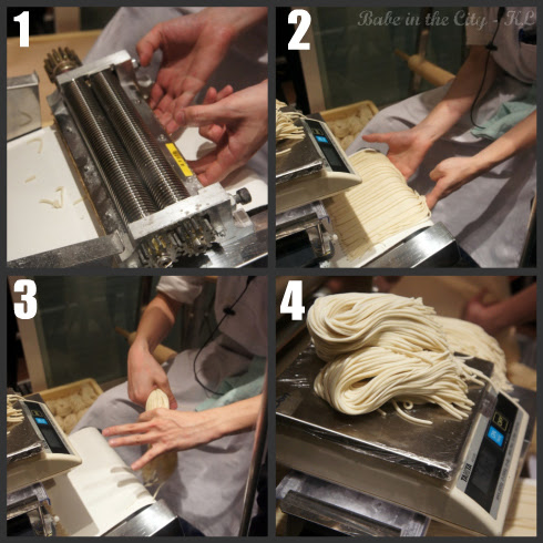 Cutting noodles