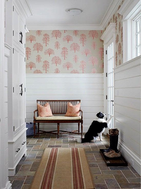 horizontal bead board...mudroom inspiration
