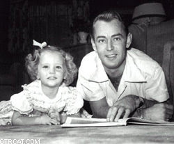 Alan Ladd with Daughter Alana