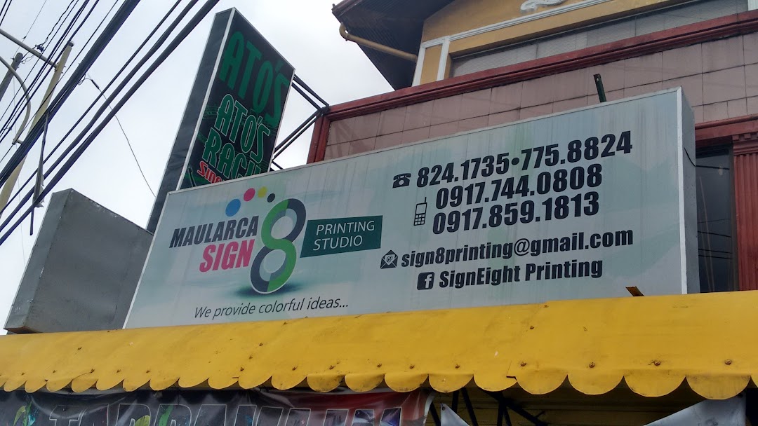 Maularca Sign 8 Printing Studioe