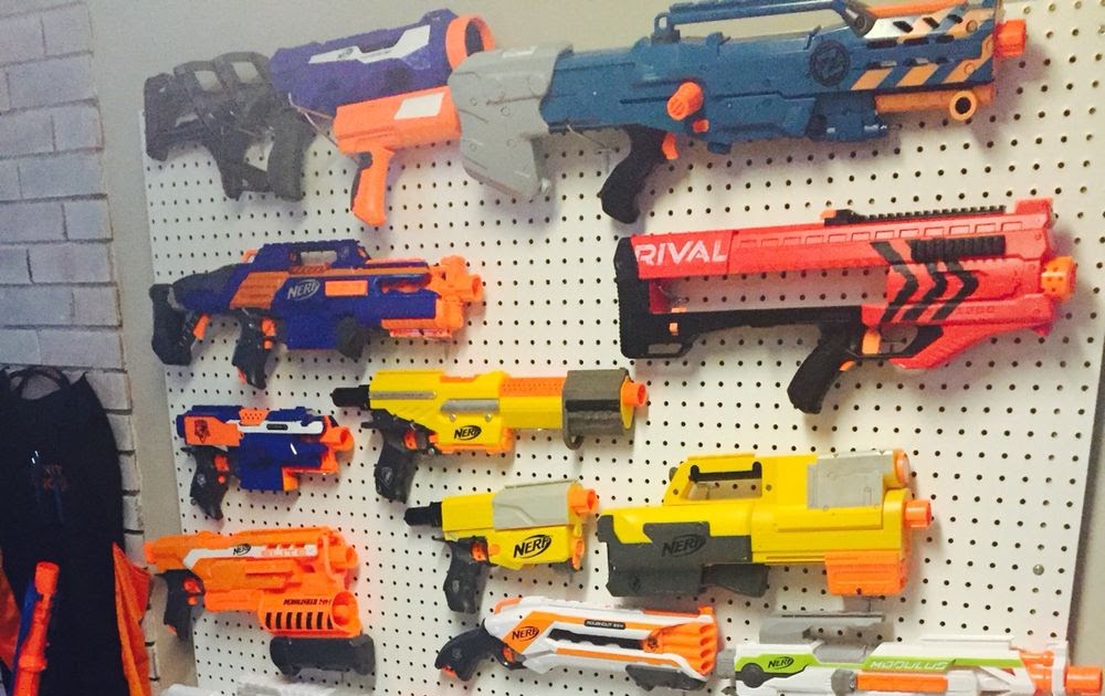 Diy Nerf Gun Wall Rack / Top 10 Ways To Make Your Nerf Display Better