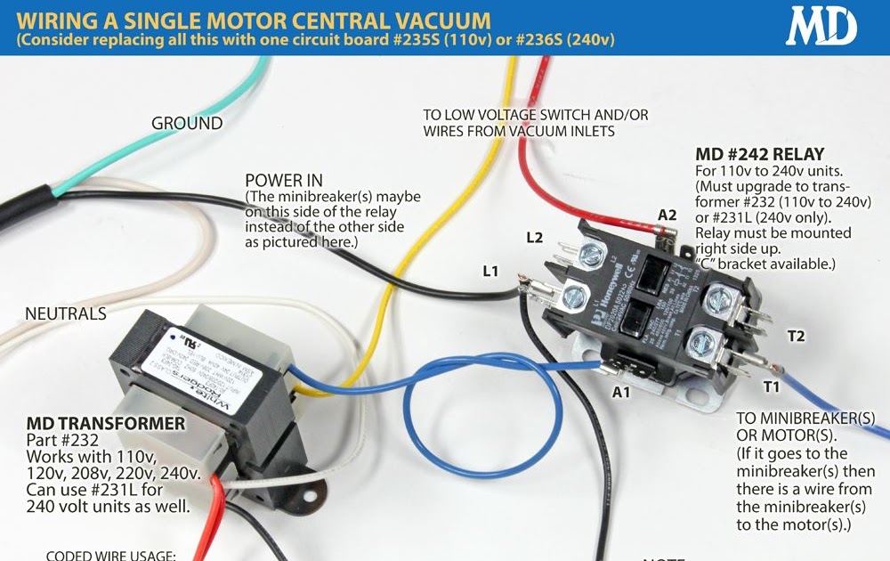 Air Conditioner Contactor Wiring schematic and wiring