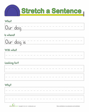 Writing Sentences Worksheets 2nd Grade - aprylnews