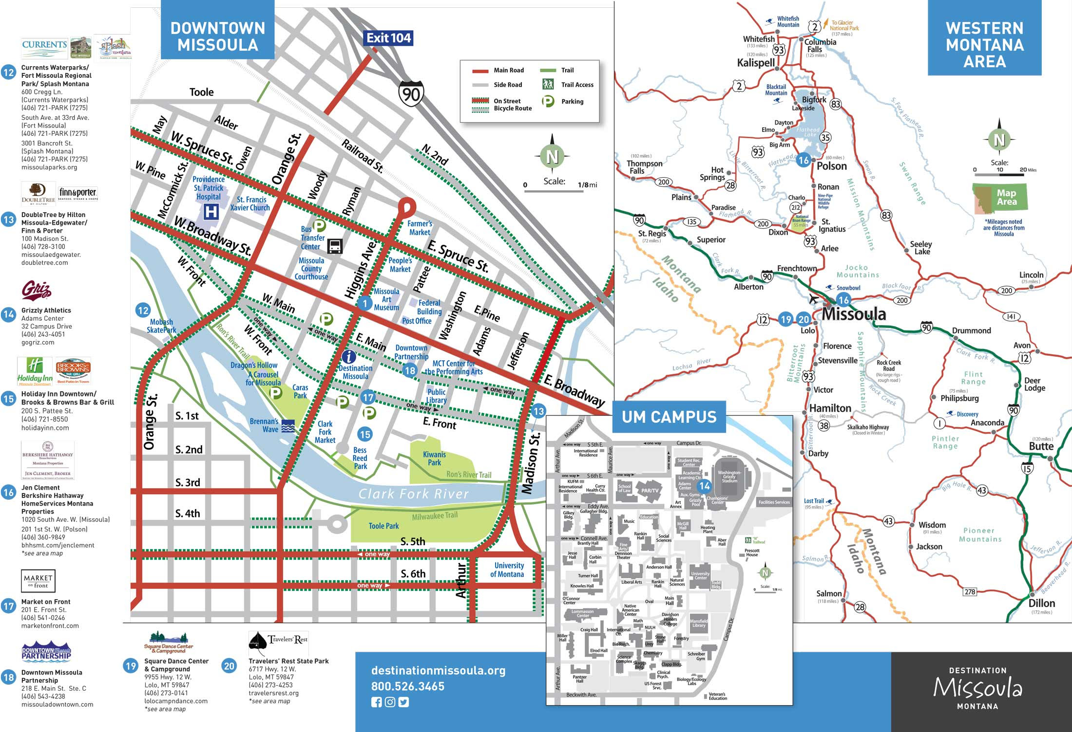 Map Of Missoula Montana