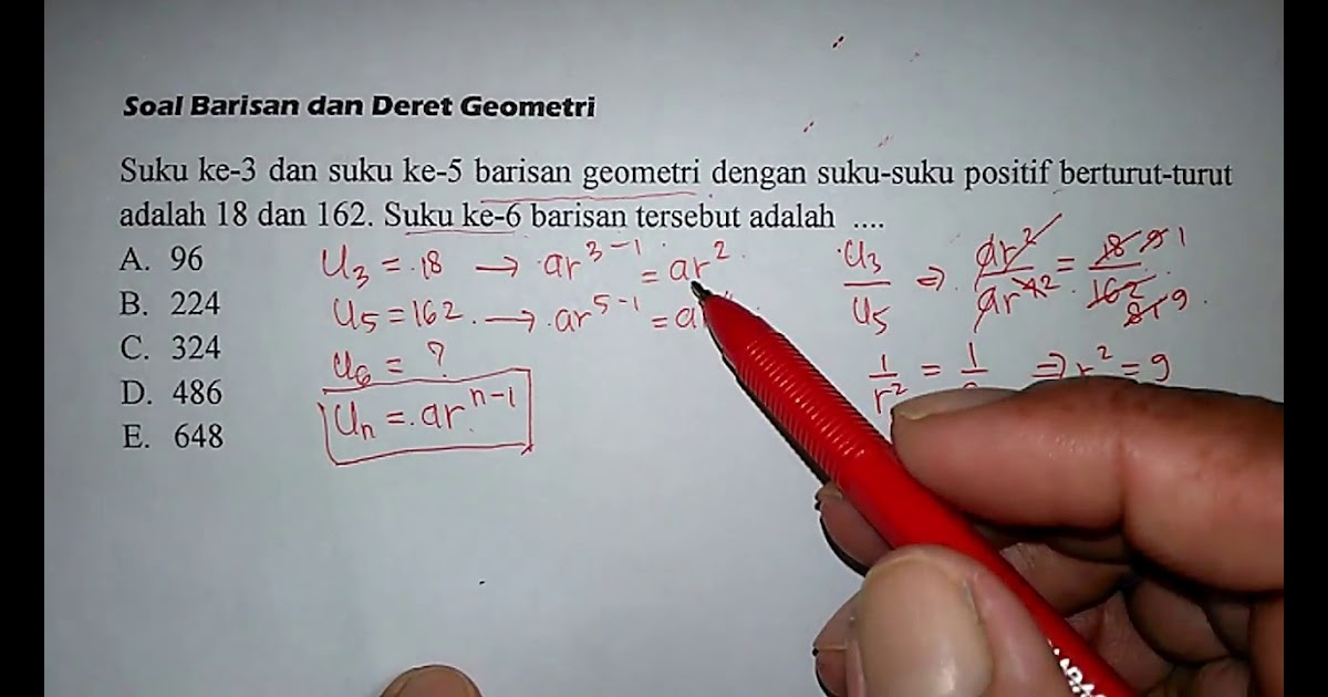 Soal cerita deret aritmatika