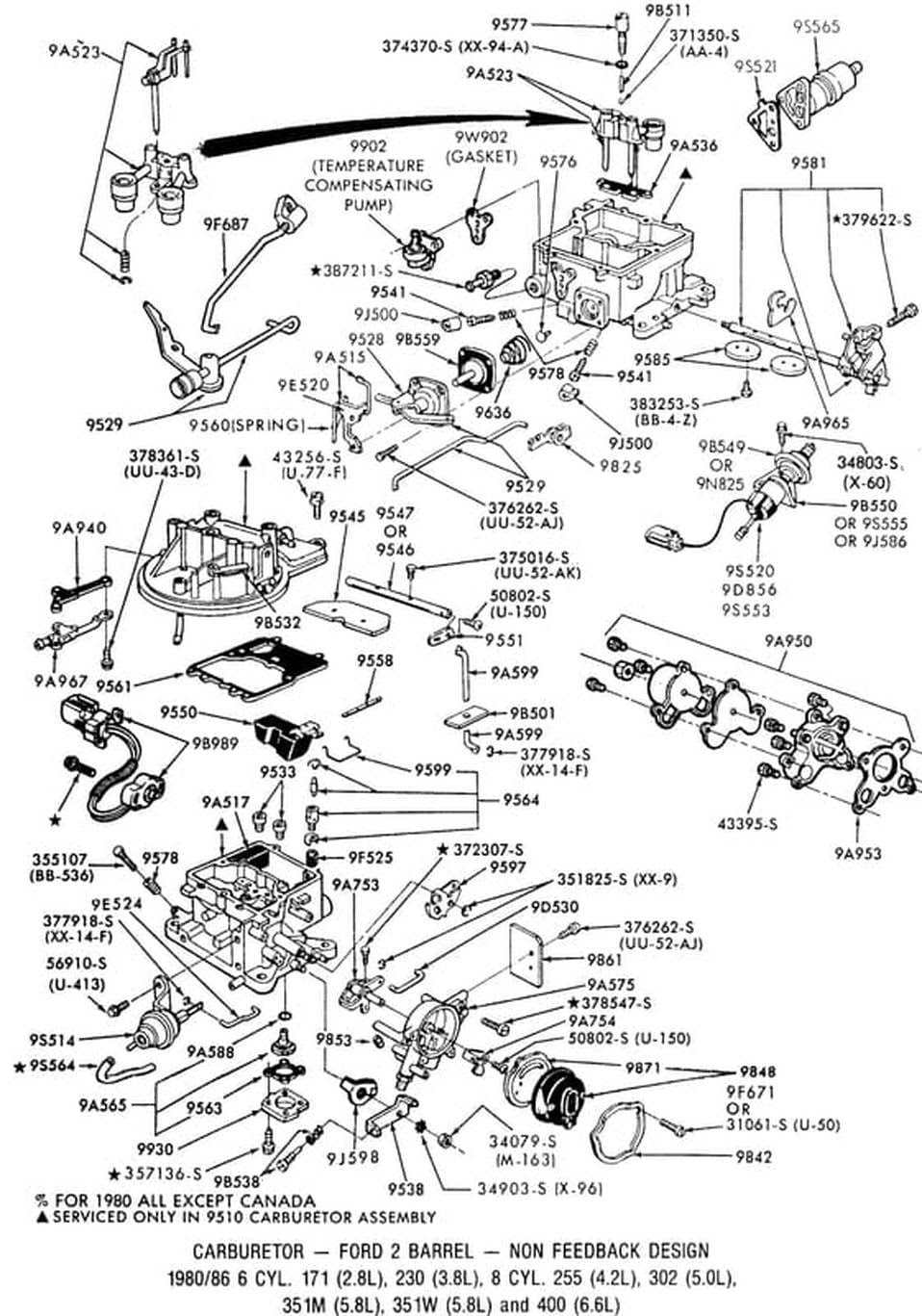 27 Motorcraft 2 Barrel Carburetor Diagram