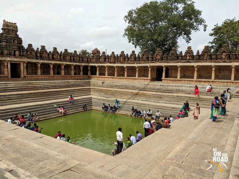 Kalyani or temple pond at Bhoga Nandeeswara Temple