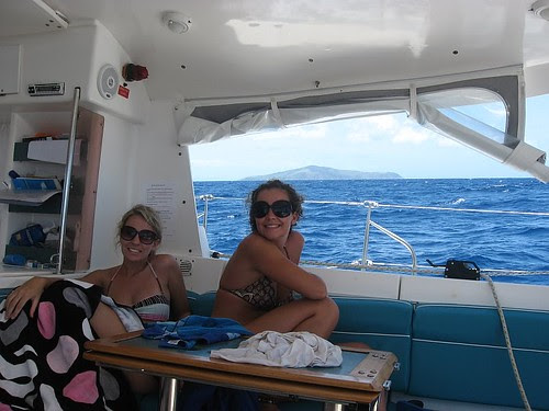 girls on a boat