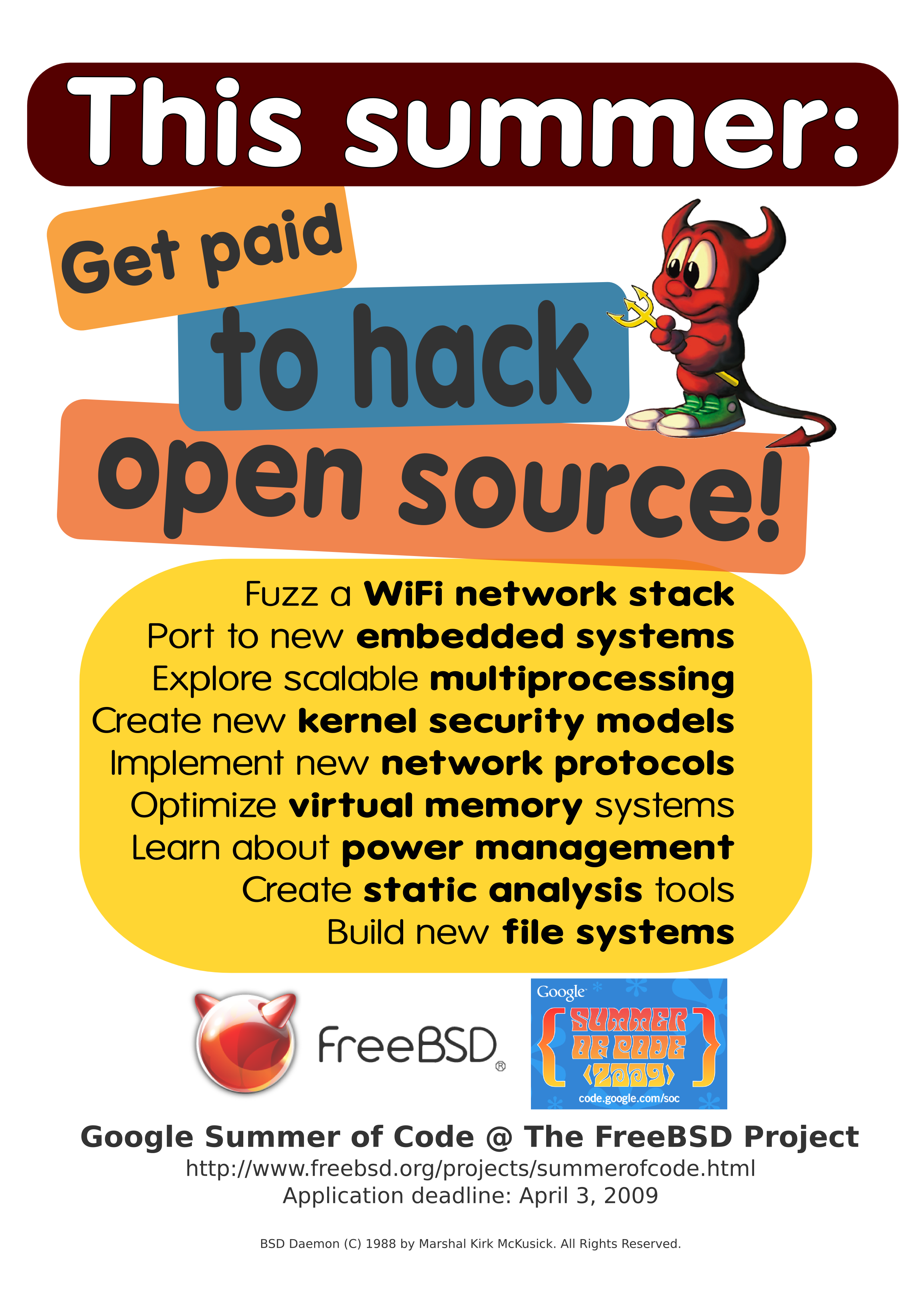FreeBSD gsoc poster