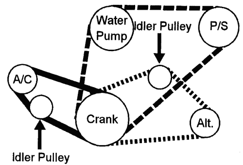 2008 Toyota Tacoma Serpentine Belt Diagram