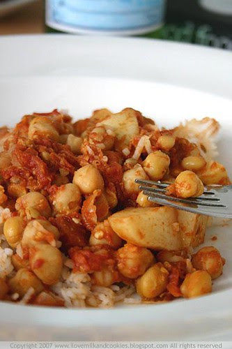 Chick Pea and Potato Curry