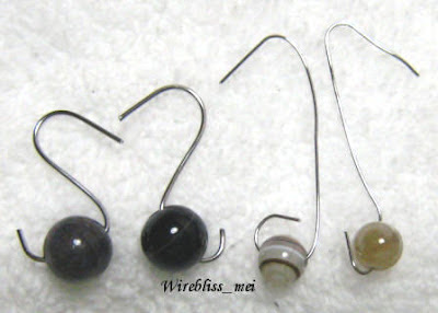 wire wrapped earrings wire earrings by William