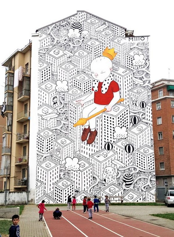 Amazing Huge Street Art on Building Walls (9)